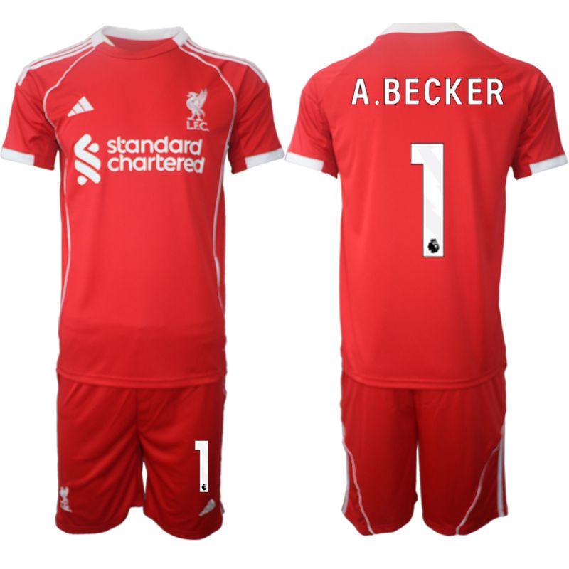 Men 2025-2026 Season Club Liverpool home red #1 Soccer Jersey->liverpool jersey->Soccer Club Jersey